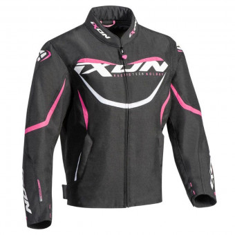 Giacche moto Ixon Sprinter Kid Lady Black Fuchsia