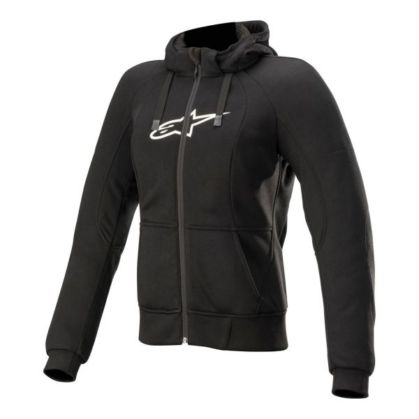 Giacche moto Alpinestars Felpa con cappuccio Stella Chrome Sport Nero Giacche moto Alpinestars Felpa con cappuccio Stella Chrome Sport Nero
