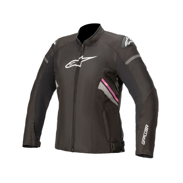 Giacche moto Alpinestars Stella T-GP Plus R V3 Black White Fuchsia