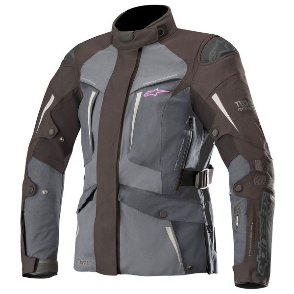 Giacche moto Alpinestars Stella Yaguara Black Dark Grey Mid Grey Giacche moto Alpinestars Stella Yaguara Black Dark Grey Mid Grey
