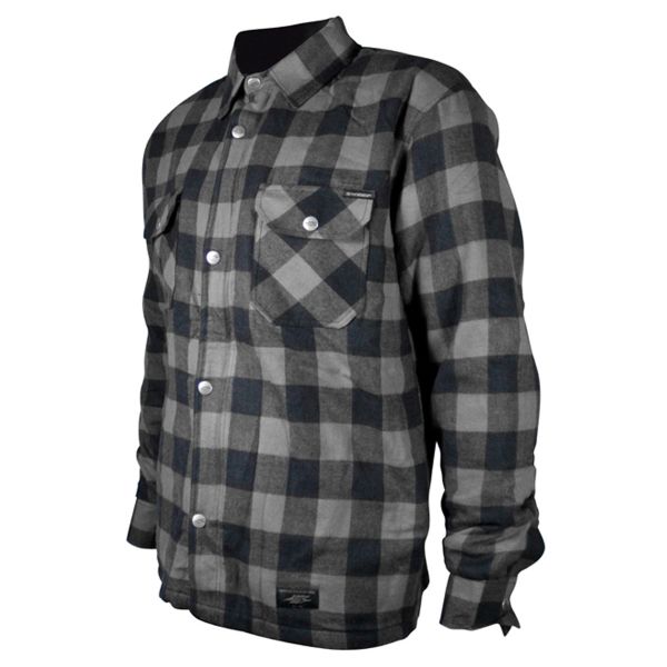 Giacche moto HARISSON Sur Chemise Sweep Black Anthracite