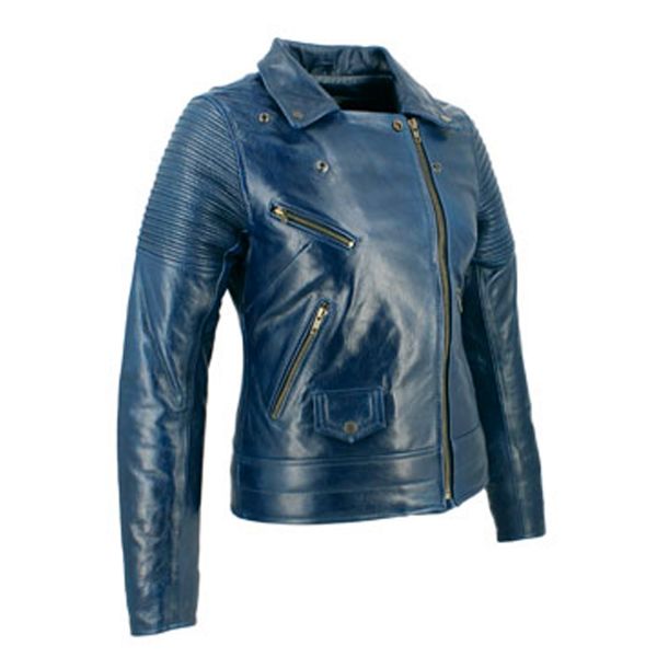 Giacche moto Soubirac Suzy Blu