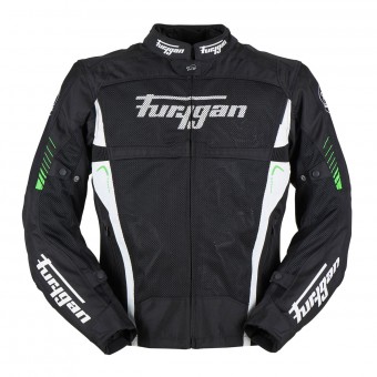 Giacche moto Furygan Swirl Vented 3in1 Black White Green