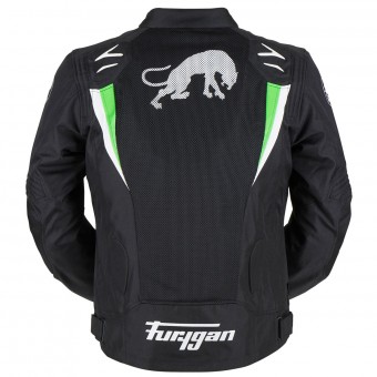 Furygan Swirl Vented 3in1 Black White Green
