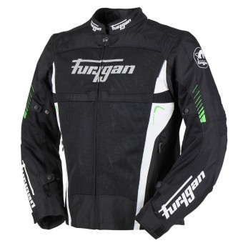 Furygan Swirl Vented 3in1 Black White Green