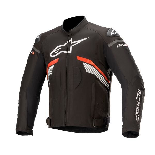 Giacche moto Alpinestars T-GP Plus R V3 Black Red Fluo White