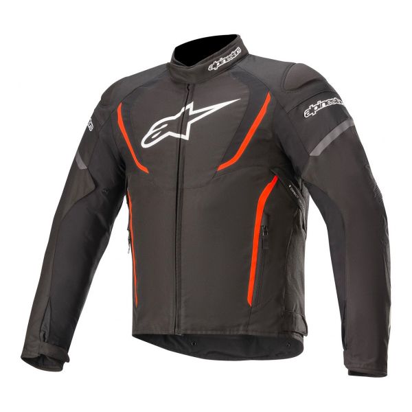 Giacche moto Alpinestars T-Jaws V3 Waterproof Black Red Fluo