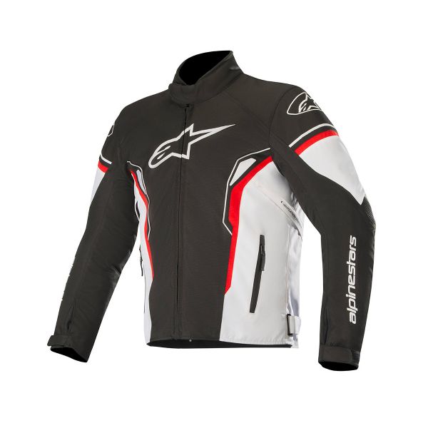 Giacche moto Alpinestars T-SP-1 Waterproof Nero Bianco Rosso Giacche moto Alpinestars T-SP-1 Waterproof Nero Bianco Rosso