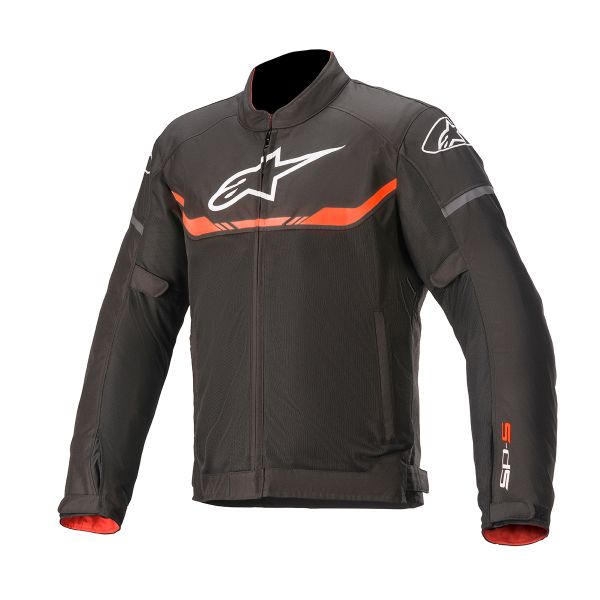 Giacche moto Alpinestars T-SPS Air Black Red Fluo