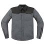 Giacche moto ICON Upstate Canvas Grey
