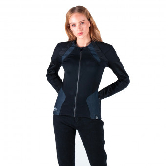 Giacche moto Knox Urbane Pro Women Black Denim
