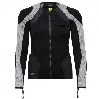 Giacche moto Knox Urbane Pro Women Black Grey Denim