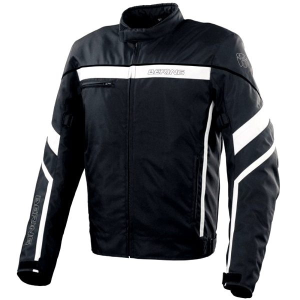 Giacche moto Bering Sweek Nero Bianco