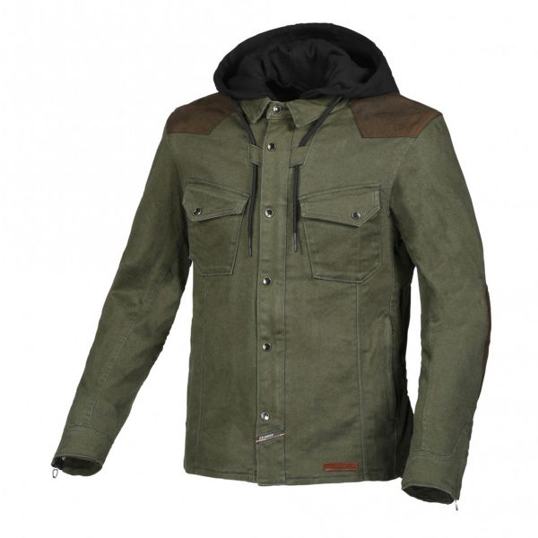 Giacche moto Macna Inland Green Brown Giacche moto Macna Inland Green Brown