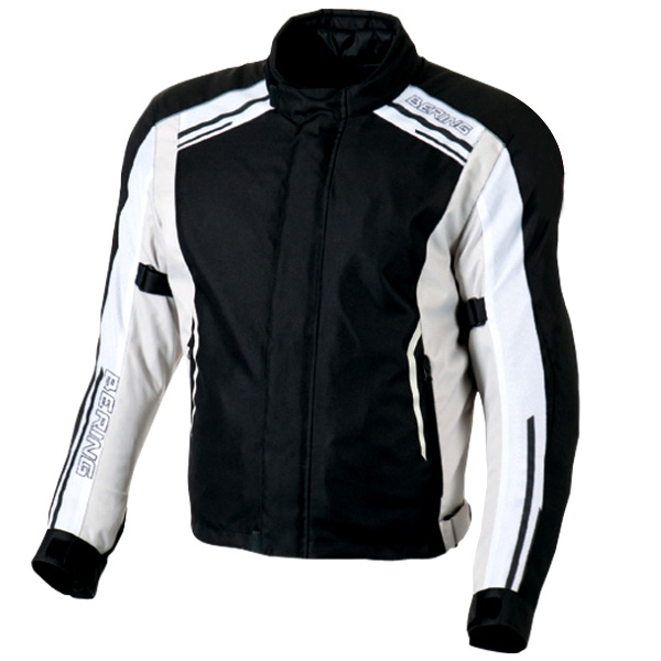 Giacche moto Bering Viker Nero Bianco