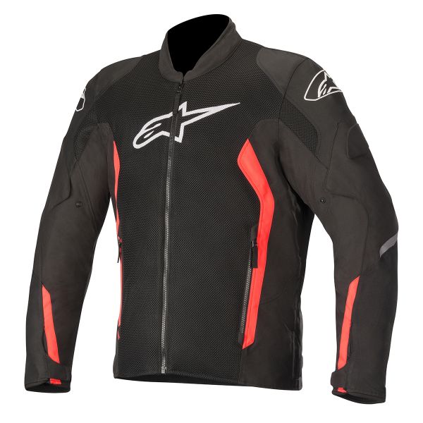 Giacche moto Alpinestars Viper V2 Air Black Red Fluo