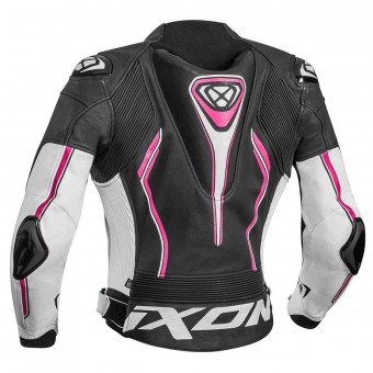 Ixon Vortex Lady Jacket Nero Bianco Fucsia