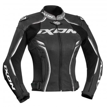 Giacche moto Ixon Vortex Lady Jacket Nero Bianco