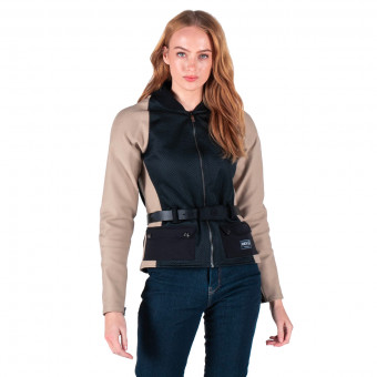 Giacche moto Knox Zephyr Pro Women Black Sand