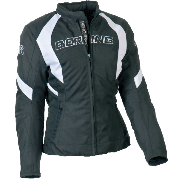 Giacche moto Bering Lady Douchka Nero Bianco