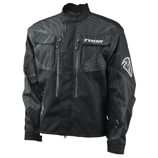 Giacche Moto Lunghe Thor Phase Black
