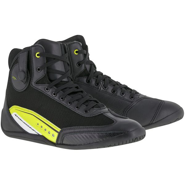 Sneakers Moto Alpinestars AST-1 Black Yellow Fluo