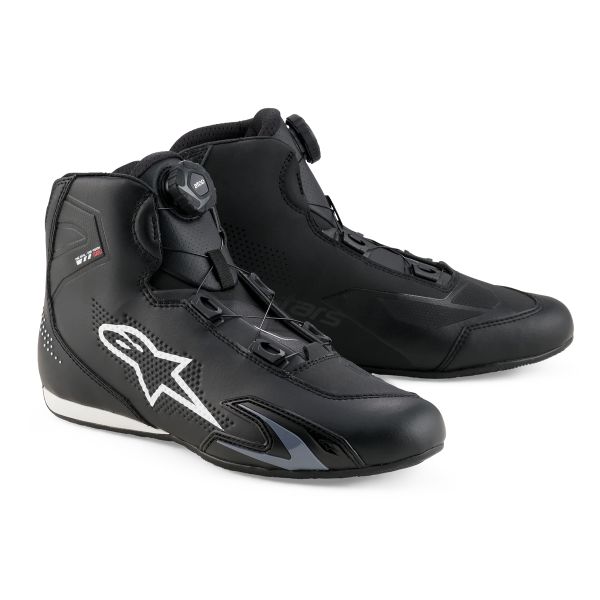 Sneakers Moto Alpinestars Celer Vented Shoes Black White