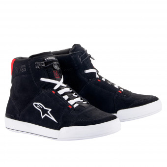 Sneakers Moto Alpinestars Chrome Black White Bright Red Sneakers Moto Alpinestars Chrome Black White Bright Red