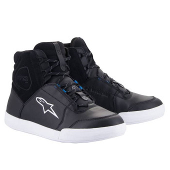 Sneakers Moto Alpinestars Chrome Drystar Black White Blue Sneakers Moto Alpinestars Chrome Drystar Black White Blue