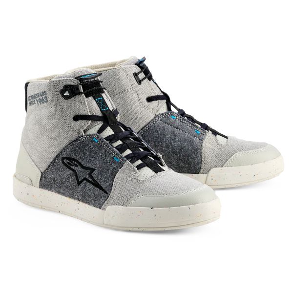 Sneakers Moto Alpinestars Circal Riding Gray Black Methyl Blue