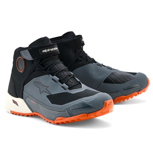 Sneakers Moto Alpinestars CR-X Drystar Black Dark Gray Rust