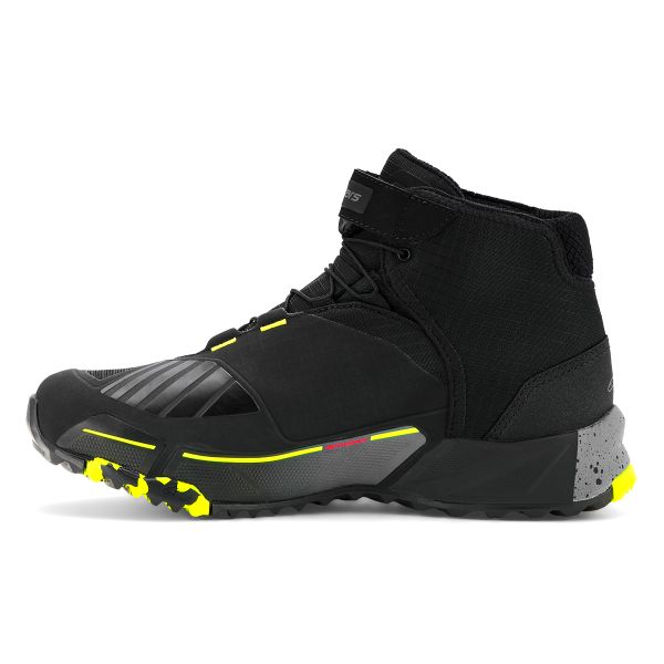 Alpinestars CR-X Drystar Black Dark Gray Yellow Fluo