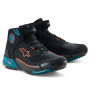 Sneakers Moto Alpinestars CR-X Drystar Black Petrol Orange Fluo