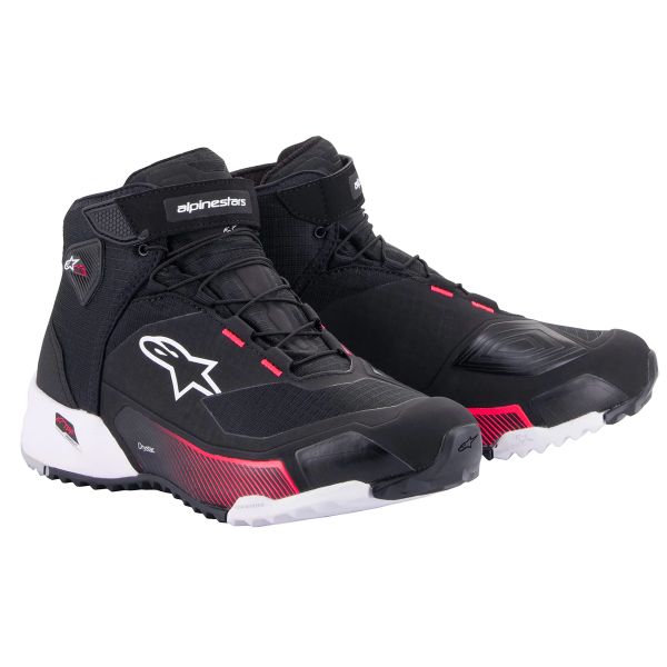 Sneakers Moto Alpinestars CR-X Donna Nero Bianco Diva Rosa Sneakers Moto Alpinestars CR-X Donna Nero Bianco Diva Rosa