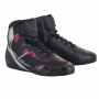 Sneakers Moto Alpinestars Faster 3 Rideknit Nero Argento Rosso Brillante