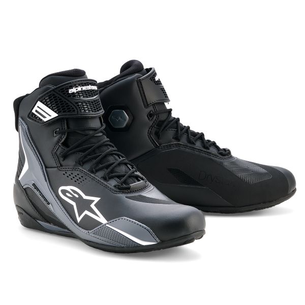 Sneakers Moto Alpinestars Faster 4 Drystar Black Cool Gray White