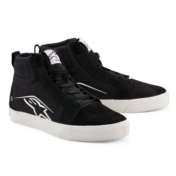 Sneakers Moto Alpinestars Ride-63 Canvas Black White