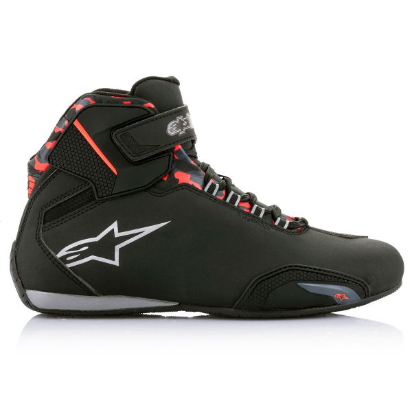 Alpinestars Sektor Impermeabile Nero Grigio Scuro Rosso Fluo