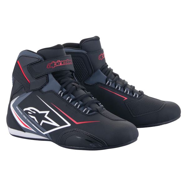 Sneakers Moto Alpinestars Sektor Waterproof Black White Grey