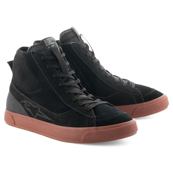 Sneakers Moto Alpinestars Gomma nera dichiarata Sneakers Moto Alpinestars Gomma nera dichiarata