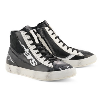 Sneakers Moto Alpinestars Stated Flair Black White Sneakers Moto Alpinestars Stated Flair Black White
