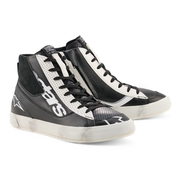 Sneakers Moto Alpinestars Stated Flair Black White