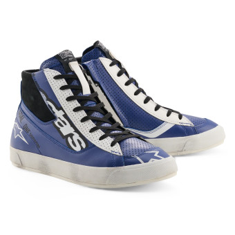 Sneakers Moto Alpinestars Stated Flair Bright Blue White Black