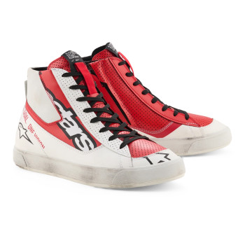 Sneakers Moto Alpinestars Stated Flair White Bright Red Sneakers Moto Alpinestars Stated Flair White Bright Red