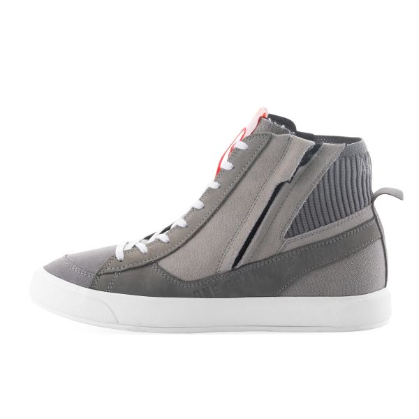 Alpinestars Dichiarato Grigio chiaro Rosso Fluo Bianco