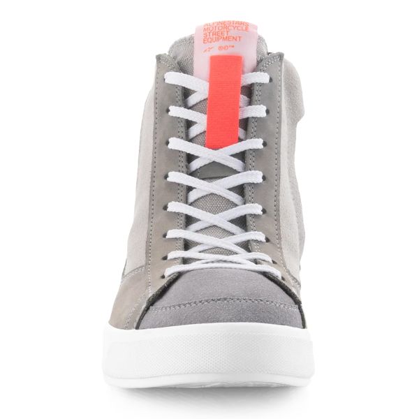 Alpinestars Dichiarato Grigio chiaro Rosso Fluo Bianco