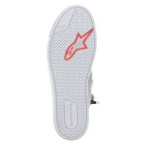 Alpinestars Dichiarato Grigio chiaro Rosso Fluo Bianco