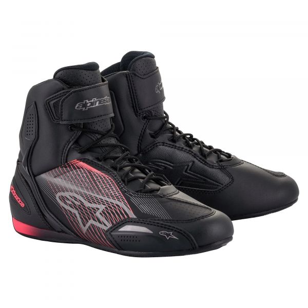 Sneakers Moto Alpinestars Stella Faster 3 Black Gun Metal Diva Pink
