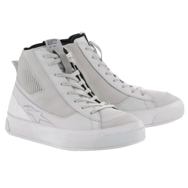 Sneakers Moto Alpinestars Stella Podium Bianco Grigio Chiaro