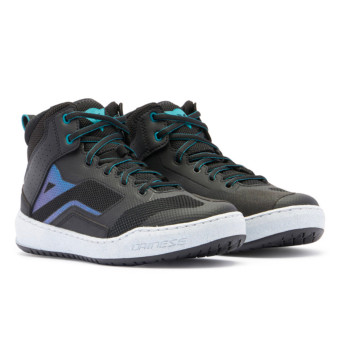 Sneakers Moto Dainese Suburb Air Woman Black White Harbor Blue